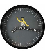 Creative Kung Fu Style Bruce Lee Wall Clock Home Decor - $29.60