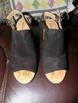 Nine West Womens Milyonarol1 Suede Open Toe Casual Slingback Sandals Size 8 1/2 - £26.61 GBP