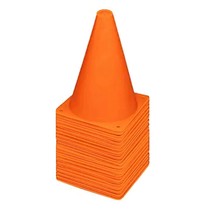 Soccer Cones (25 Pack,7 Inch) Agility Training Sports Cone Plastic With Carry Ba - £31.16 GBP