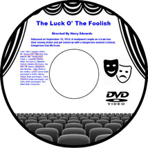 The Luck O&#39; The Foolish 1924 DVD Movie  Harry Langdon Marceline Day Frank J Cole - £4.02 GBP