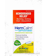 Boiron, HemCalm Suppositories, Hemorrhoid Relief, 10 Suppositories | Ori... - $570.99 MXN