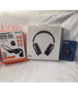 BUNDLE (Black P9 Wireless Headphones + SoundLogic OpenEar + Red Smart Wa... - $1,174.13 MXN