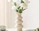 8 X 3 Inches, Abstract Minimalist Vase For Pampas Grass, Bohemian Flower... - $33.98