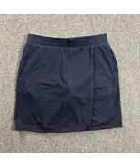 T by Talbots Skort Womens Medium Petite MP Navy Blue Pull On Stretch Cotton - $310.54 MXN