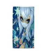 Faces of Faery #187 Ninja Girl and Star Dragon Microfiber Beach Towel - $500.34 MXN+