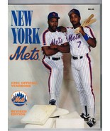 1991 MLB New York Mets Yearbook Baseball Shea Stadium - €31,05 EUR