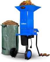 Landworks Leaf Mulcher Shredder Electric Green and Waste Management, &amp; C... - $389.99
