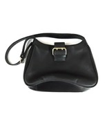 GREAT AMERICAN LEATHER WORKS Black Leather Hobo Shoulder Bag Purse Handbag - €22,56 EUR