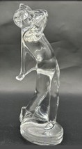BACCARAT France Crystal Sculpture Augusta Golfer Figurine - Swinging 10&quot; tall - £76.30 GBP