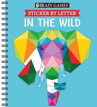 Brain Games - Sticker by Letter: In the Wild (Sticker Puzzles - Kids Activity Bo - £7.06 GBP