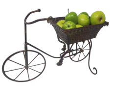 Brown Metal Bicycle Planter 17x6.5x11.5 | Vintage Garden Decor - £26.90 GBP