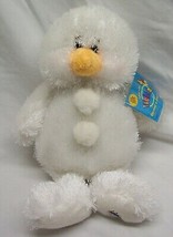 Ganz VERY SOFT FUZZY SNOWMAN 10&quot; Plush Stuffed Animal Toy Webkinz NEW - £11.68 GBP