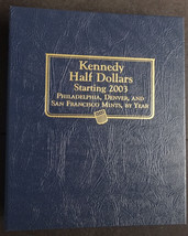 Whitman Kennedy Half Dollars Coin Album Book Number 2 2003-2023 #4773 - £25.82 GBP