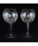 Waterford Crystal Millennium Balloon Toasting Health Glasses Lot X 2 - $134.34 CAD