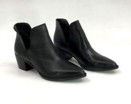 STEVEN by Steve Madden Slaater Ankle BootieBoot Leather Black Sz 6.5 M NIB - £46.71 GBP