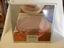 Gorham Emily&#39;s Attic 10&quot; Clear Crystal Serving Bowl from Germany, Brand new - $80.00