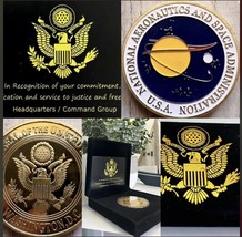 National Aeronautics &amp; Space Administration &#39;nasa&#39; Challenge Coin Usa - £21.44 GBP