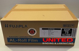 FujiPla ALM Laminating Film Rolls 3 mil Gloss 12.6&quot; X 492&#39; SAP75GLOSS - ... - £149.34 GBP
