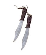Funky Punk DAGGER KNIFE EARRINGS Gothic Weapons Biker Emo Fetish Costume... - $111.14 MXN