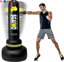 Freestanding Boxing Punching Bag 69&quot; Heavy Duty Weather-Resistant Easy Install - £46.49 GBP