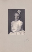 Harriette Smith, Frank Patterson Smith dau. Cabinet Photo of Beautiful Girl #1 - £15.46 GBP
