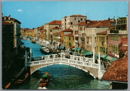Italy Venezia Postcard - Ponte Delle Guglie E Canale Di Cannaregio Unpos... - £3.65 GBP