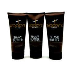 Woody&#39;s For Men Shave Butter 6 oz-3 Pack - $49.45