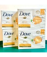 Dove Go Fresh Revitalize Beauty Bar Mandarin &amp; Tiara Flower 8 bars NEW - $54.44