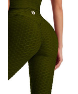 (1) Lyte Leggings XL GREEN Yoga Gym Sexy Butt Lifting Hi Waist Tummy Con... - £16.08 GBP