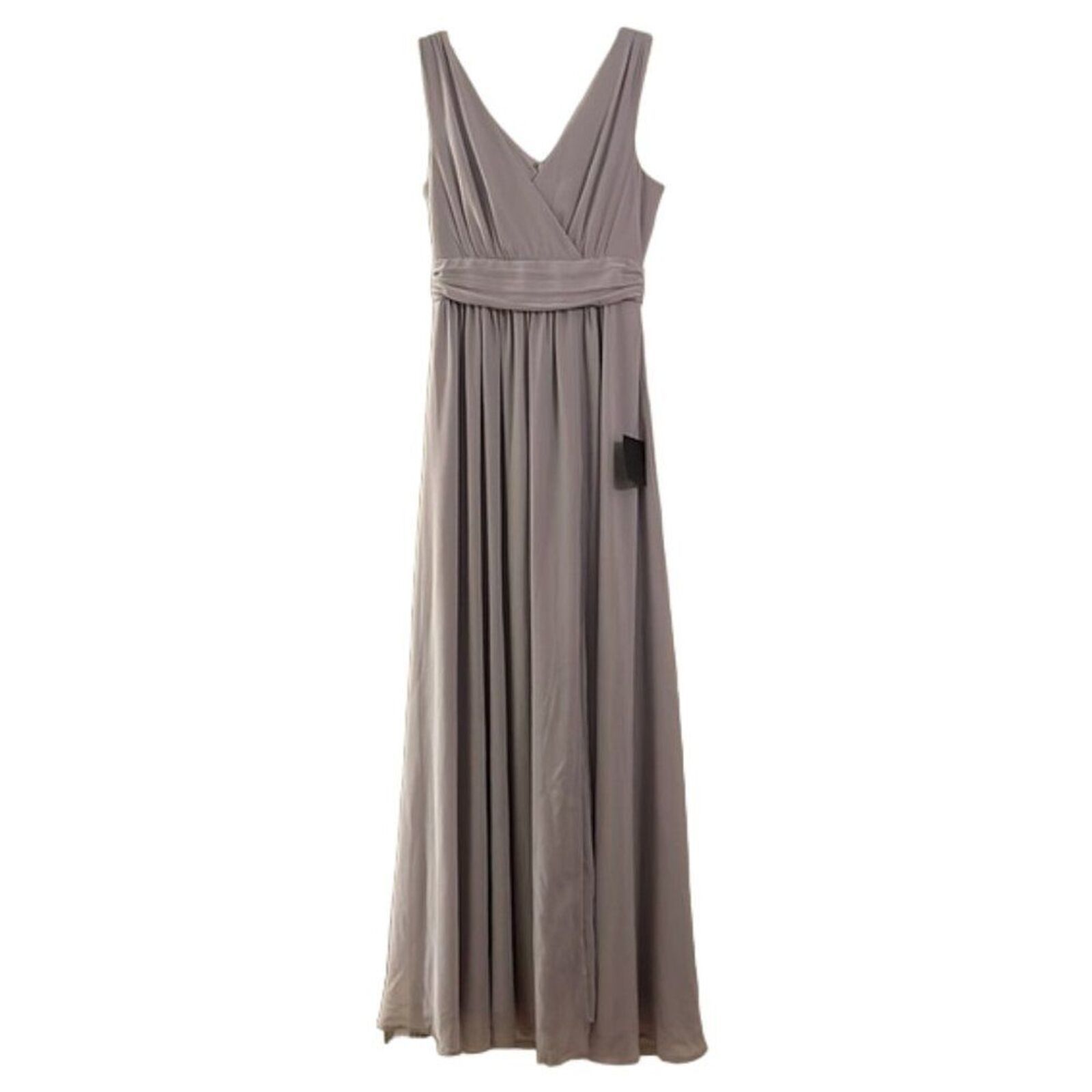 Primary image for Lulu's Grey Formal Maxi Dress Women's Size Small NEW Chiffon Sleeveless