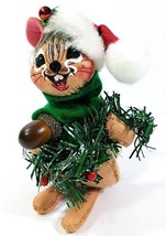 Annalee 6&quot; Christmas Chipmunk Figurine With Garland 2010 - $17.75