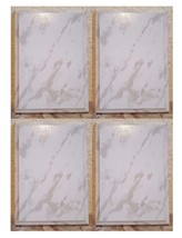 Pack of 4 White Marble Finish Blank Wood Plaque 5&quot; x 7&quot; Only $5.95 each ... - £19.07 GBP