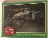 Vintage Star Wars Trading Card Green 1977 #236 Readying The Rebel Fleet - $2.48