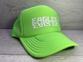 Philadelphia Eagles Mirror Neon Green Hat 5 Panel High Crown Trucker Snapback - £18.64 GBP