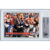 Dan Reeves Denver Broncos Auto 1992 Pro Set Football Card Autograph Beckett Slab - £79.11 GBP