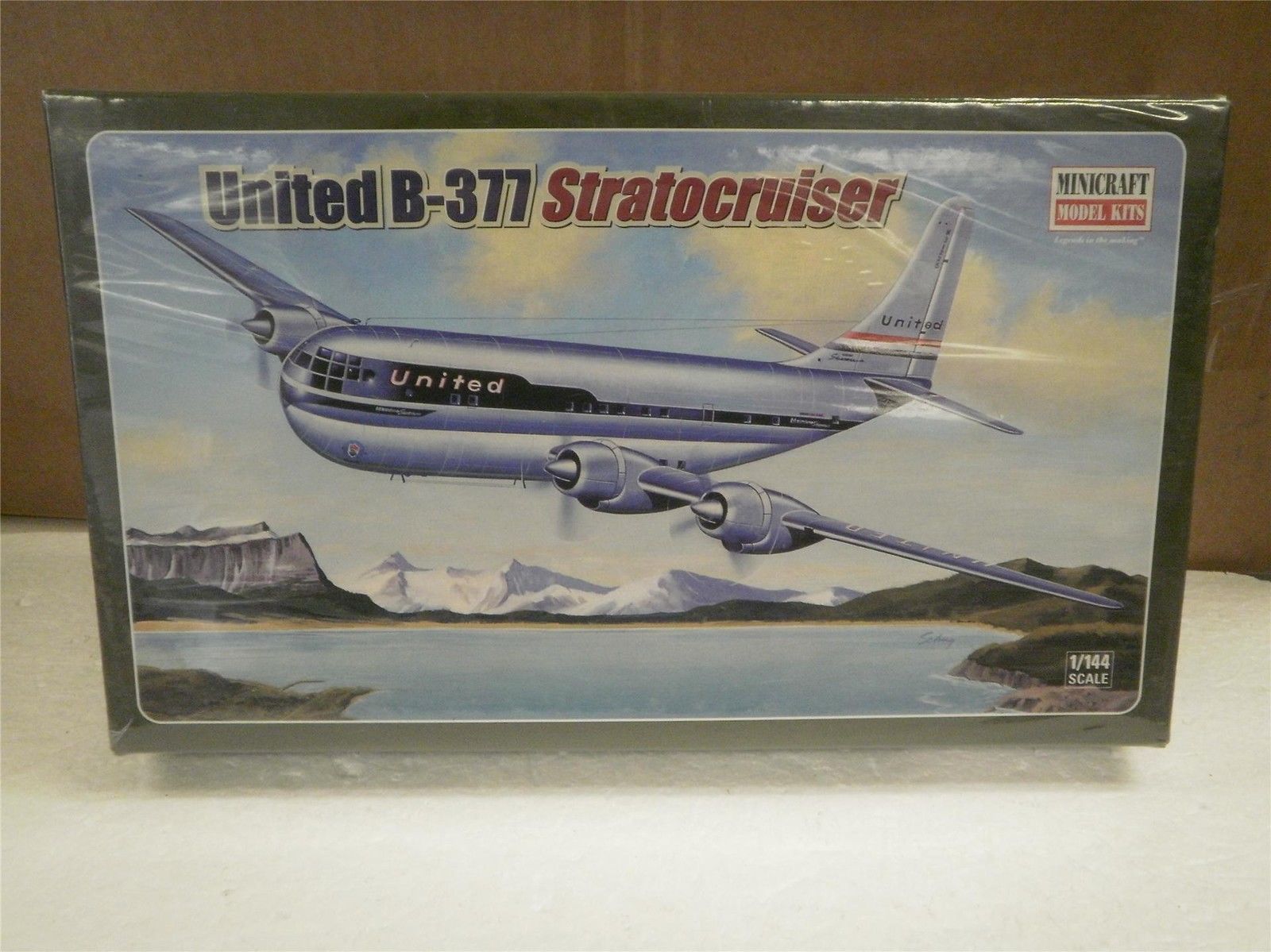 MINICRAFT MODEL KIT- 14501 UNITED B-377 STRATOCRUISER- 1/144- SKILL 2- N... - $12.04