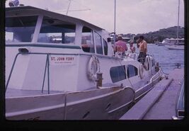 35 mm color slides lot of 4 * 1970 Travel St. Thomas Island Ferry Boat L... - $7.43