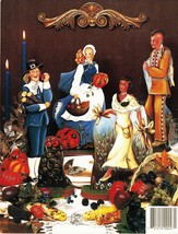 Tole Decorative Painting Golden Seasons Christmas Pilgrim Native American Book - £13.32 GBP