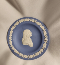 WEDGWOOD BLUE JASPER WARE JOHN WESLEY PIN DISH IN EXCELLENT CONDITION - $14.95