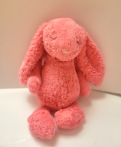 Jellycat London Woodland Bashful Pink Bunny Plush Stuffed Animal Floppy Ears 12&quot; - £19.30 GBP