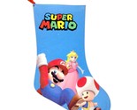Super Mario Princess Peach Toad 17 inch Felt Christmas Stocking - £13.31 GBP