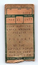 Foghat Concerto Ticket Stub Maggio 13 1977 Lungo Isola New York - £39.26 GBP