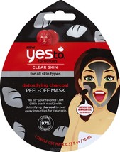 Yes To Tomatoes Charcoal Peel-Off Mask, Exfoliating Formula To Retain &amp; Restore  - £13.58 GBP