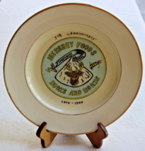 Coin Club Collector Plate 1980 Souvenir “Deer Monument In Hershey Park” Gold Trm - £3.99 GBP