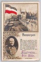 Antwerp Belgium RPPC Patriotic Postcard X26 - $14.95