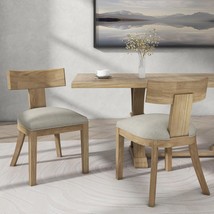 Christopher Knight Home Set of 2 Indoor Plush Upholstered Armless Dining... - $665.99