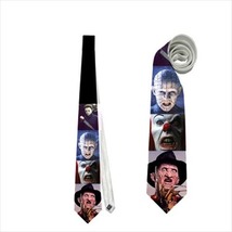 Necktie Nightmare Freddy Hellraiser It Pennywise Michael Myers Horror Cosplay - £19.98 GBP