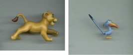 Disney LION KING CAKE TOPPERS / PVC figures Simba &amp; Nala / Zazu &amp; Pumbaa - £9.59 GBP