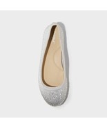 Cat &amp; Jack Zapatillas De Ballet Lisa Plateadas Para Niñas Talla 5 NWT - $260.96 MXN