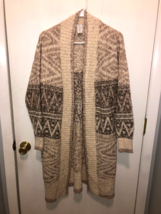 NEW Joie Open Front Long Cardigan SZ XS Southwestern Print Could Fit Oth... - £28.01 GBP